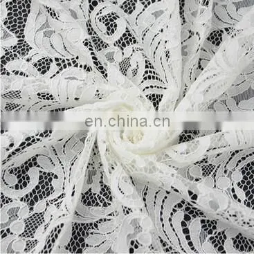Cotton/nylon lace fabric for wholesale