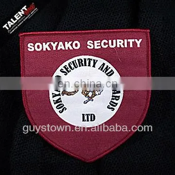 custom fashion design logo clothing embroidery textile patch badge