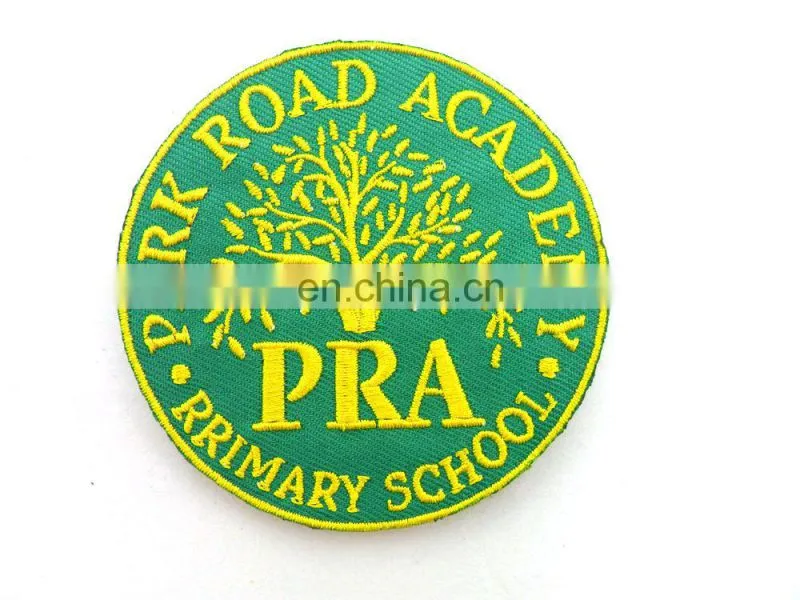 custom embroidery iron on patches embroidered football patches