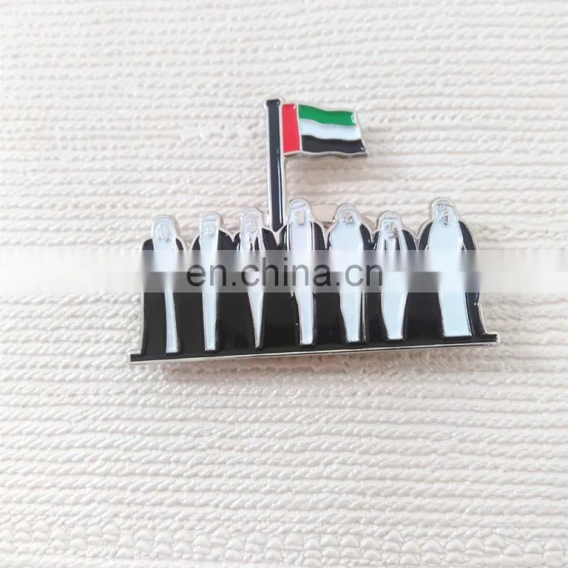 Cheap promotional wholesale Custom Metal uae national day pin