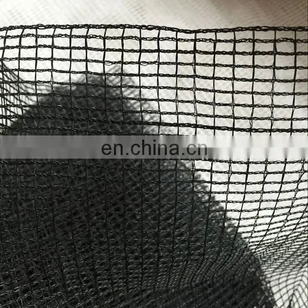 Black plastic small square hole net/PE Plastic safety shade- fence net