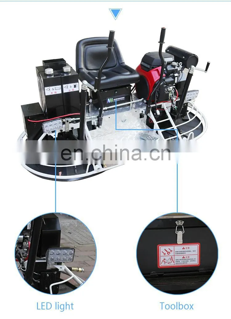 ride on concrete power trowel concrete smooth machine for sale