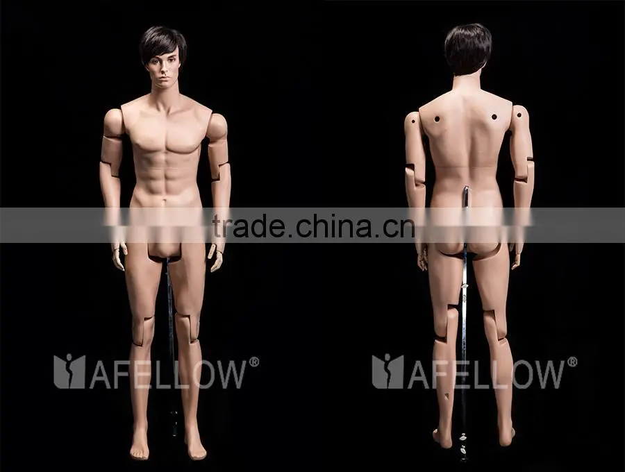 Moveable realistic skin color Male Mannequin