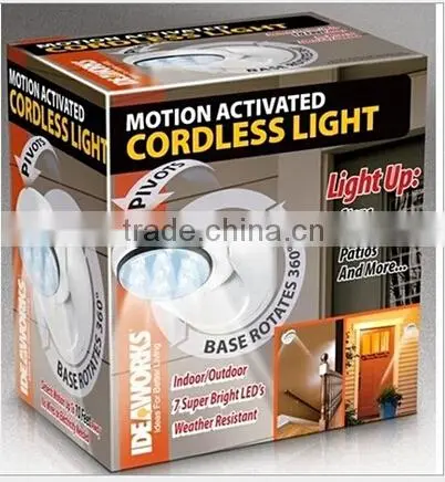 indoor and outdoor Motion activated led cordless sensor light