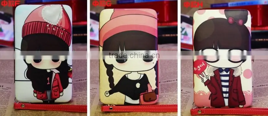 Graffiti PU leather Handbag wallet Purse cartera Carteira para dama Mujer de Ultimos modelos