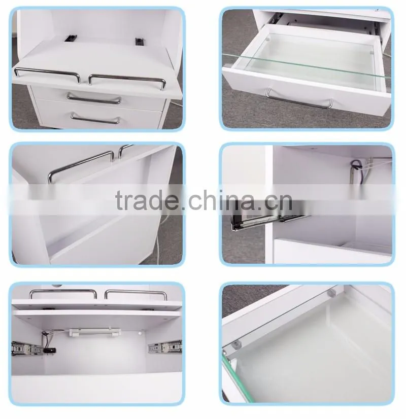 popular office and salon wood trolley