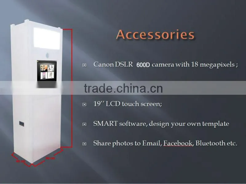 2015 New Product Fun Photo Booth machine For Wedding Event Party