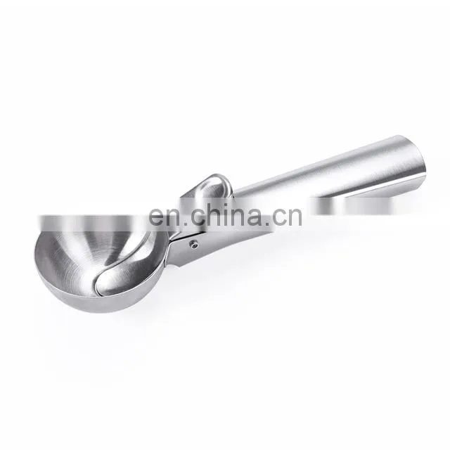 Amazon Top Seller 2021 Kitchen Accessories Icecream Ice Cream Tools Food Grade Stainless Steel Ice Cream Scoop