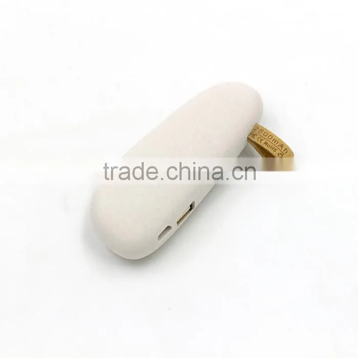 Portable stone power bank 2600mAh mobile phone charger