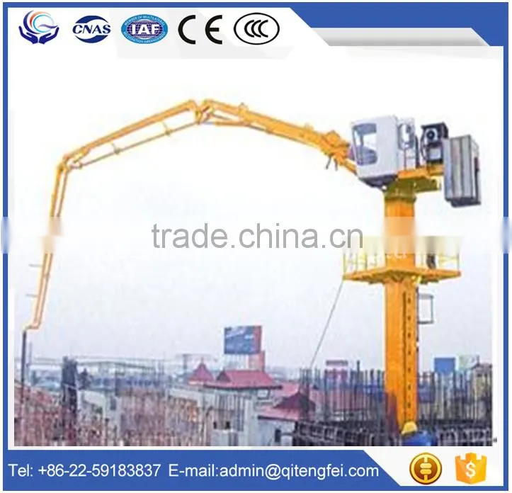 Machines engines pumps mobile concrete placing boom
