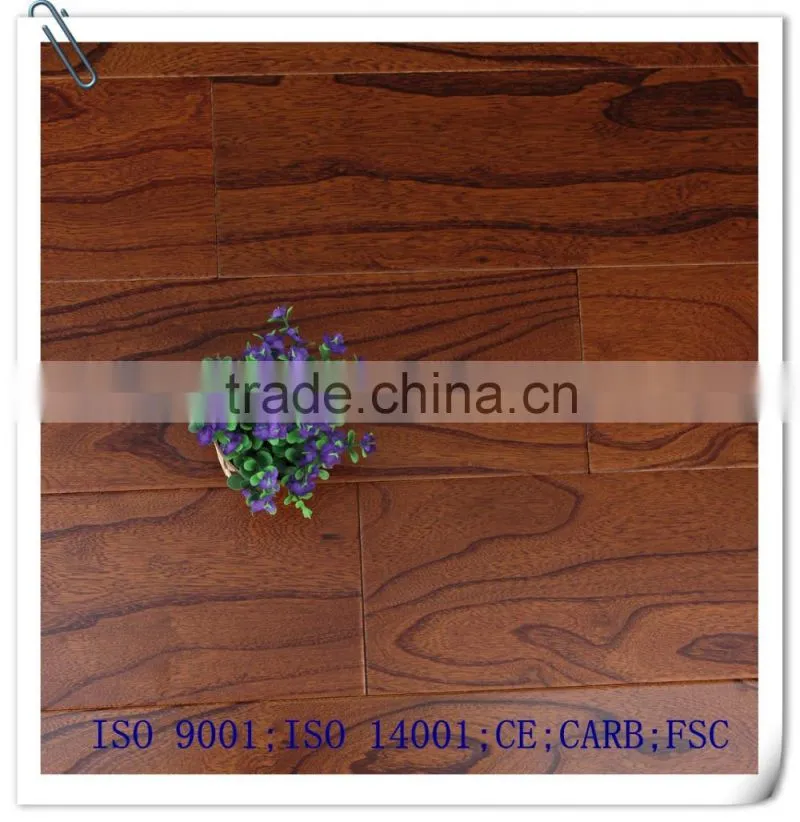 Hot sale Smooth Elm Multilayer Engineered wood Flooring Brownish Green