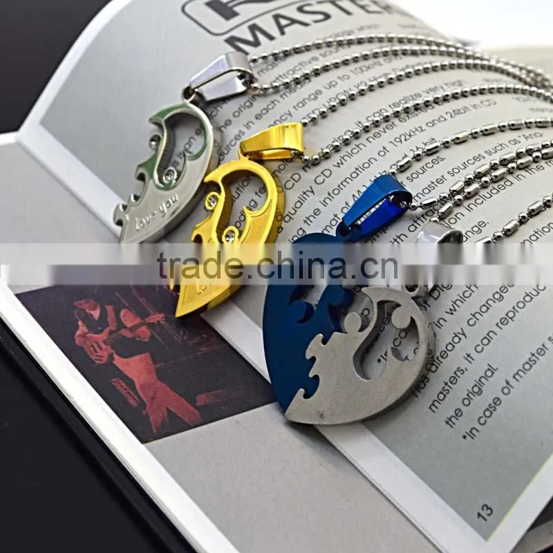 Wholesale Alibaba Charms Broken Heart Pendant Baby Accessories