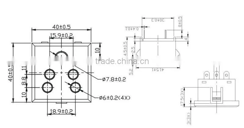 6A 240V 15 amp socket