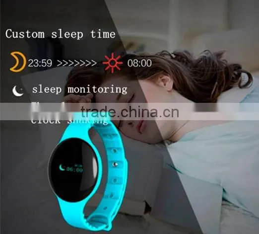 QT-ZH06 synchronous data ,message/call reminder anti-lost bracelet with heart rate