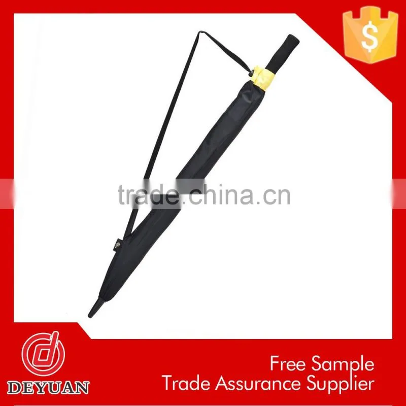 made in china golf shaft double layer fancy straight umbrella