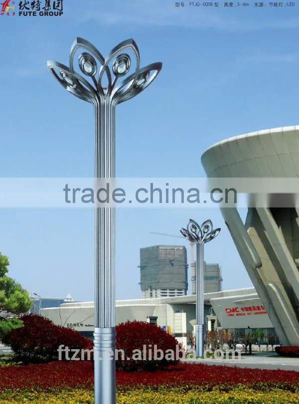 3M-25M customized stainless steel galvanized lamp poles with factory price