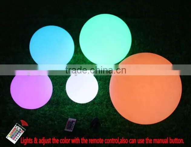 Rechargeable LED ball with remote control B006b