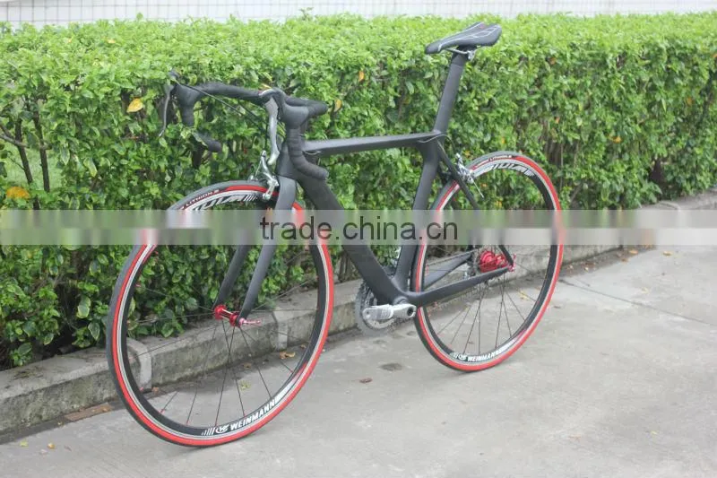 2014 carbon road bike Full carbon completed bike with aerodynamic road bicycle A1