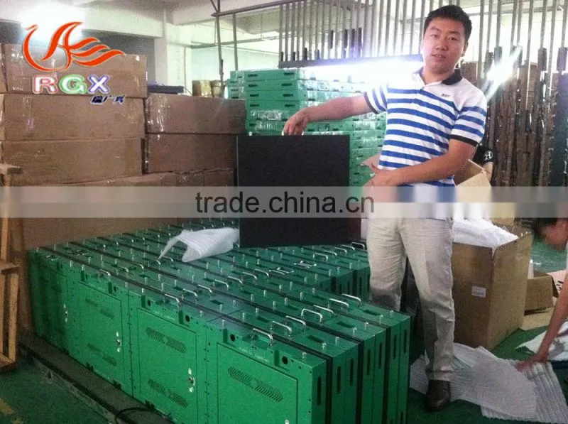 RGX high quality p5 indoor rental led display easy assemble die cast led rental cabinet