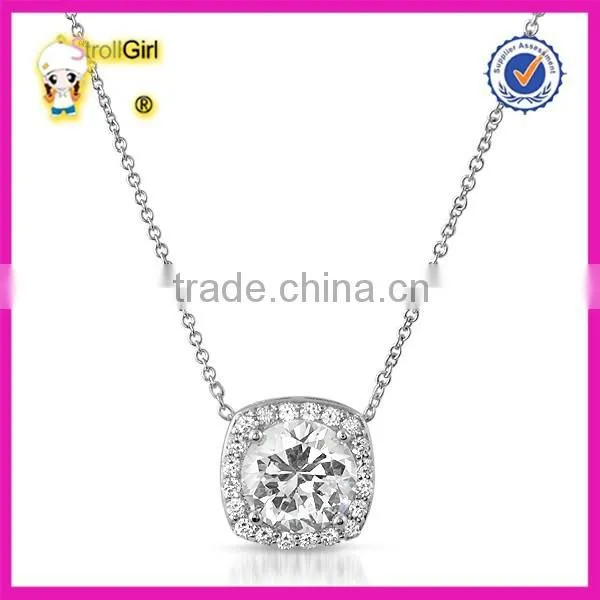 OEM Moon and Star Jewelry S925 Sterling Silver Necklace