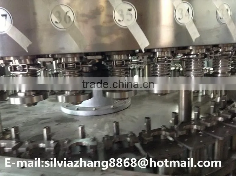 Aluminium can carbonated drink filling machine