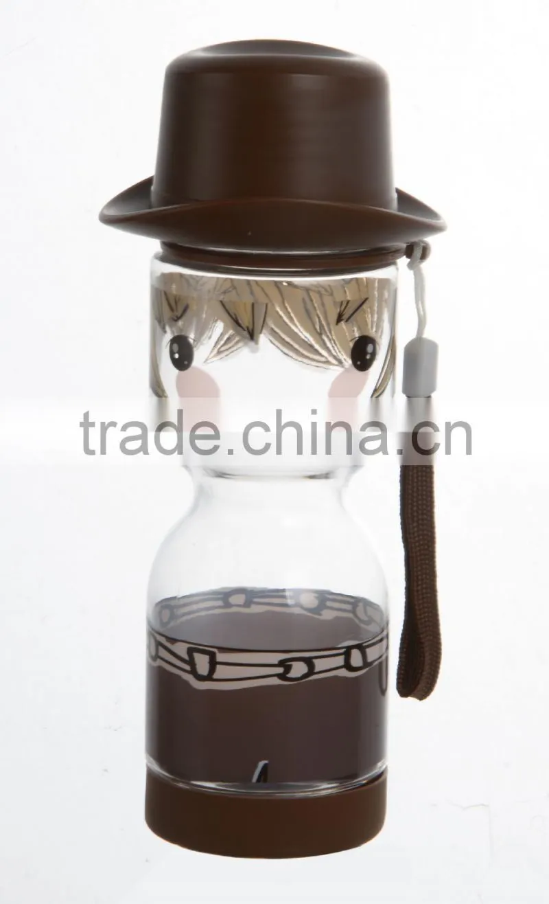 factory-direct plstic hat cup ,unbreakable soda bottles,food grade handy bottles