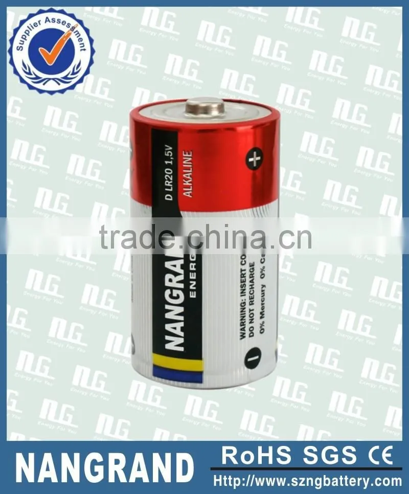 environmental lr20 alkaline battery 1.5v d