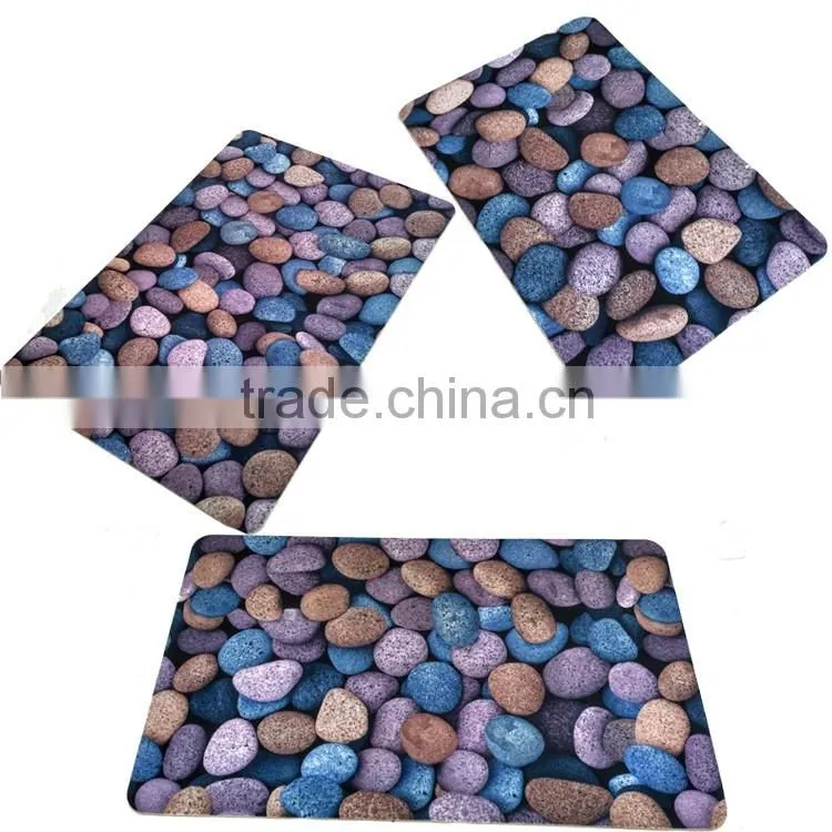pebble stone bath mat