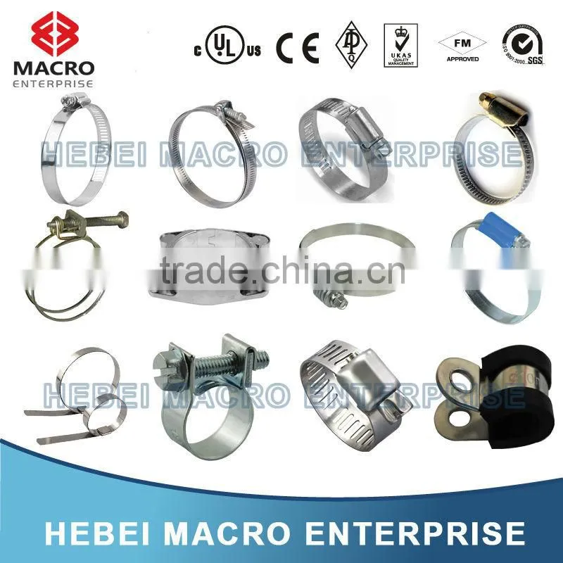 M8 Bolt Light Duty Pipe Clamp