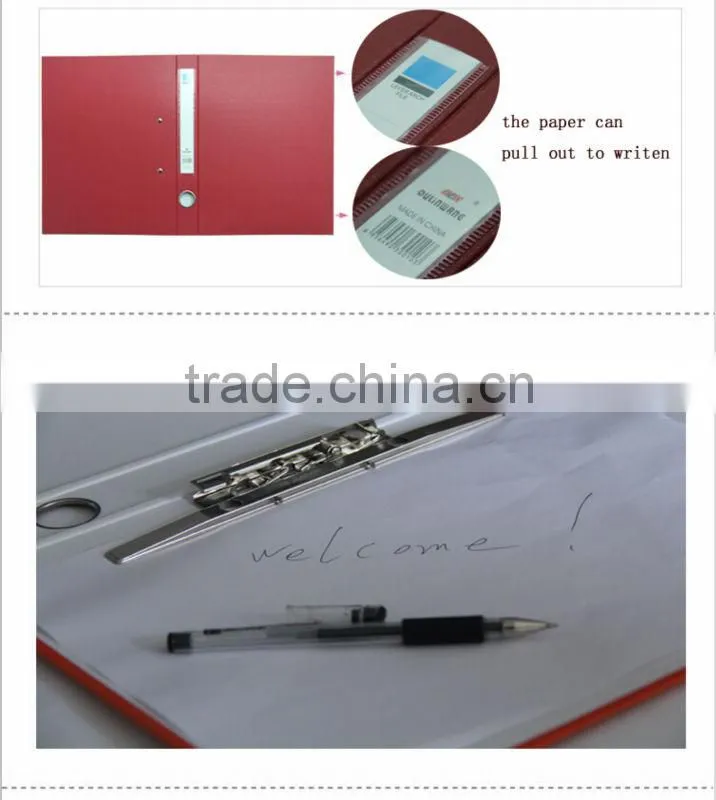 A4 2holes pp hardcover file folder
