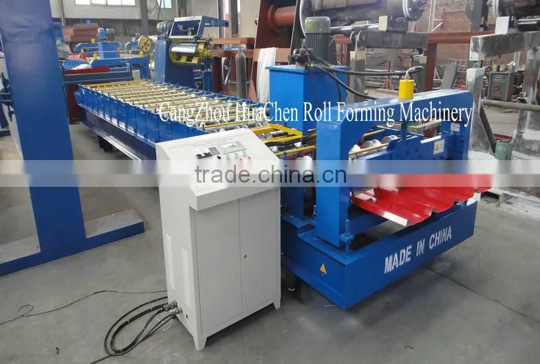 Botou, China. HC Wall Tiles Roll Forming Machine