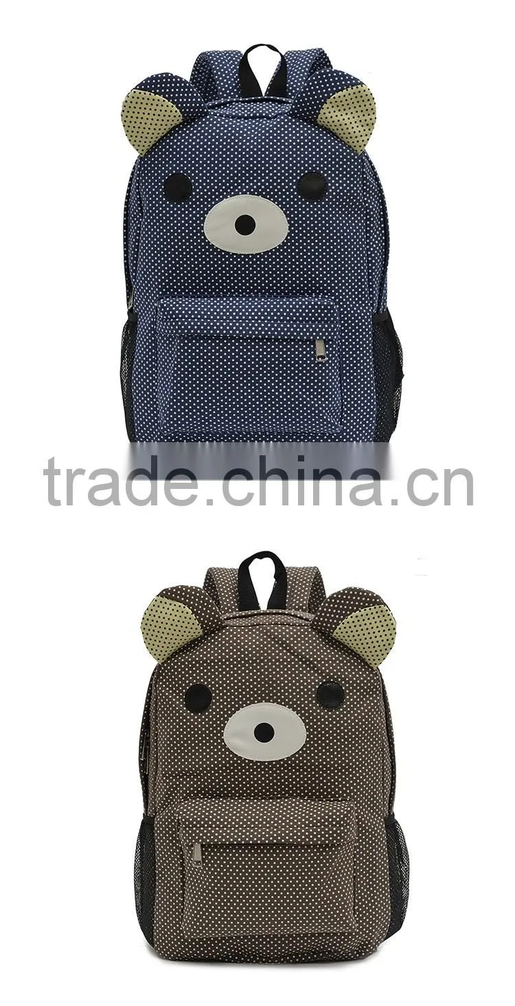 china products cute schoolbag custom backpack for girls