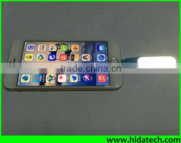 Hot selling mobile phone led mini selfie light for Apple iPhone 6 iphone 6s