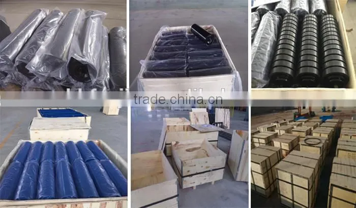 Material Handling System Used Roller Conveyor Idler For Conveying Limestone