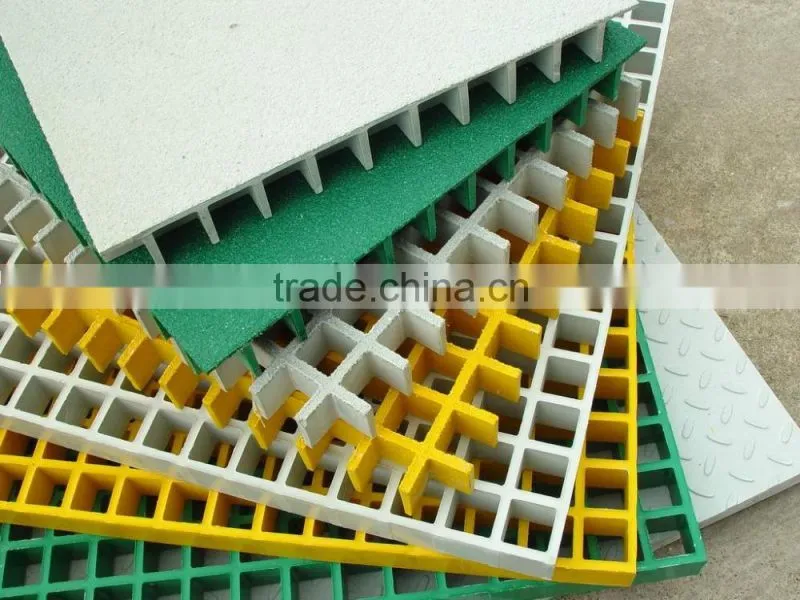 High Load Capacity Fiberglass Grates For Car Washing