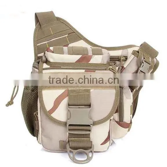 Outdoor leisure camo tactical military army saddle bag