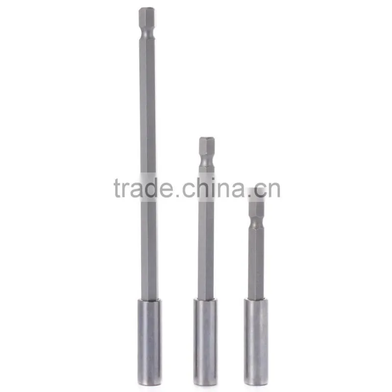 3pcs Magnetic Bit Holder Extensions Tip Bar 3" 4" 6" Quick 1/4" Hex Shank Electric Screwdriver Drill Bis tools