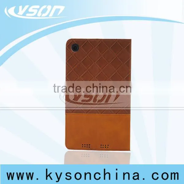 Leather wallet frame case for google nexus 7 second generation