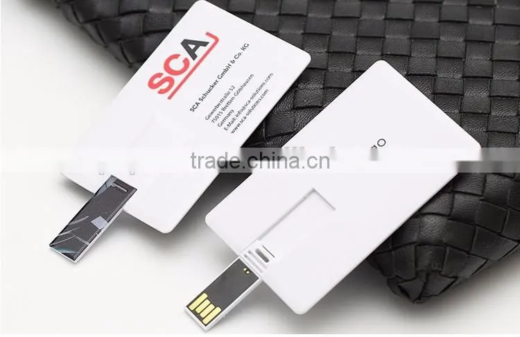 The Thinnest Credit Card Usb Flash Drive 8gb with flip chipset