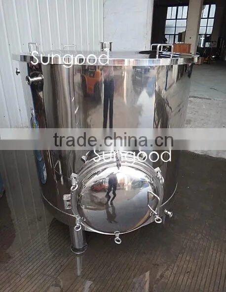 Sungood 5bbl/7bbl/10bbl/15bbl/20bbl/30bbl Steam Heating Mash Lauter tun with VSD Mixer/Rakes/Plow
