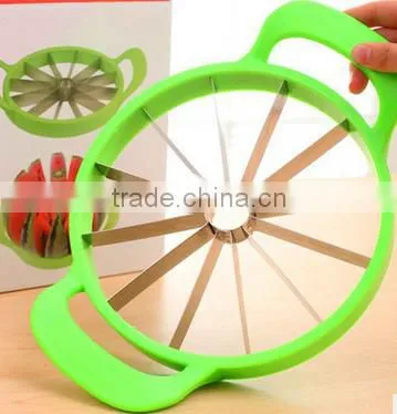 Big Safe Stainless Steel Fruit Melon Watermelon Slicer