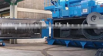 2012 high quality automatic wire rod sand blast cleaning machine