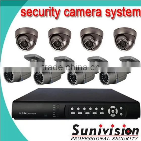 home security camera system 36pcs IR LED 1.0 megapixel 720p poe ip camera