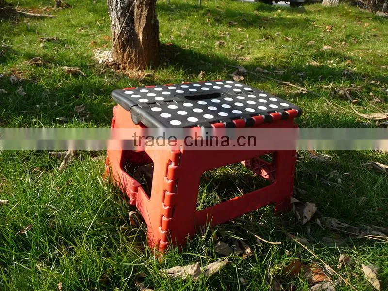 Portable and cheap plastic adjustable step stool