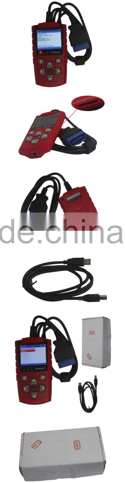 2016 TOP qualtiy OBD2 Code Scanner OBD-II 2 reader new Super VAG 3.0 IScancar VAG KM IMMO Update Online