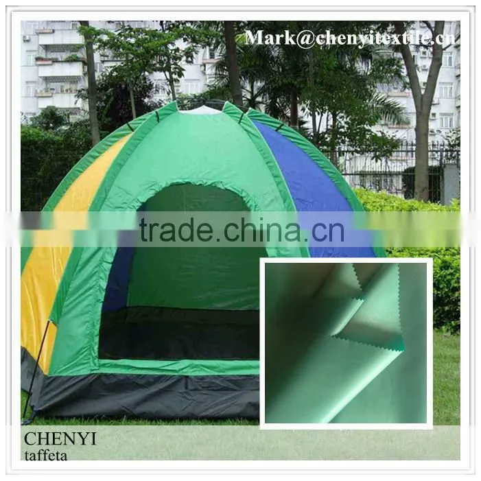Manufacturer 100poly waterproof PU coated taffeta roll