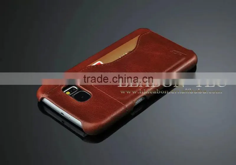 new Real Leather Wallet Stand Case For Galaxy S6