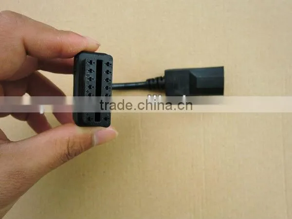 OBD 16P FEMALE OBD2 Cable for HONDA 3P OBD2 Adapter