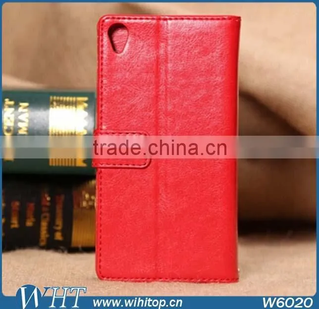 VINTAGE PU LEATHER BOOK WALLET CASE COVER FOR XPERIA Z3