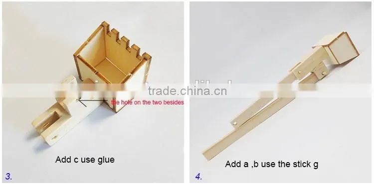 educational wooden puzzle excavator assemble toy
